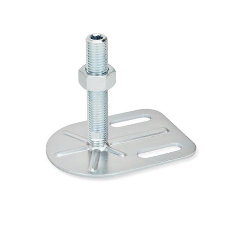 J.W. WINCO JW Winco GN 42-80-3/4X10-150-G0-UK Leveling Feet 42-80-3/4X10-150-G0-UK